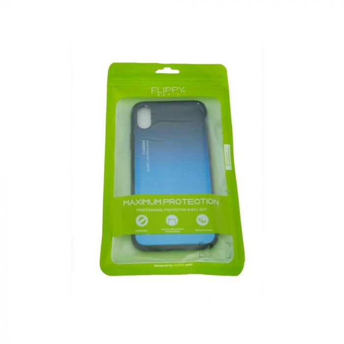 Husa Apple iPhone X Hybrid Back Degrade, Albastru [3]