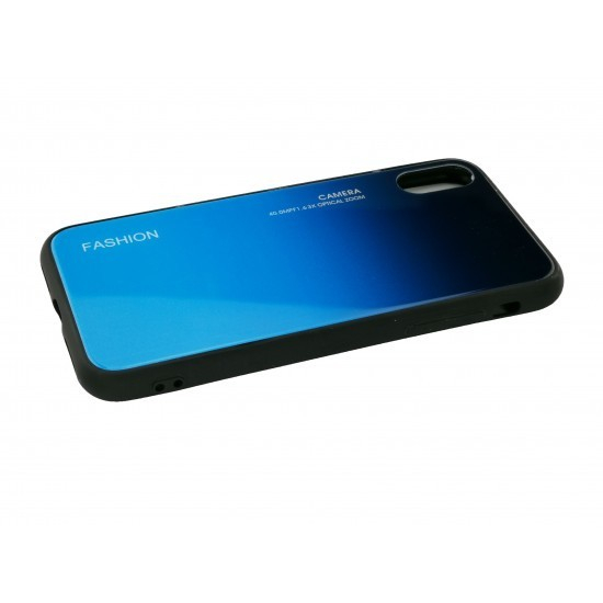 Husa Apple iPhone X Hybrid Back Degrade, Albastru [4]