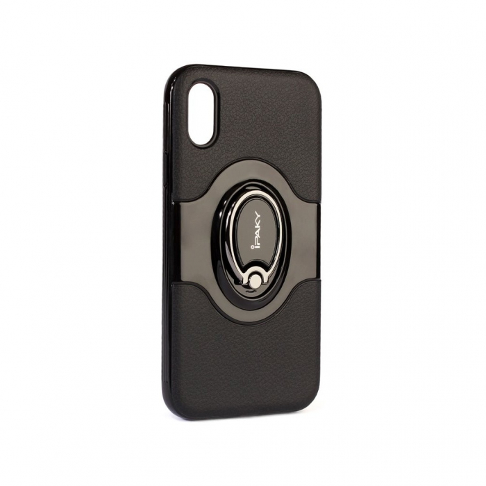Husa Apple iPhone X Ipaky Ring Negru [2]