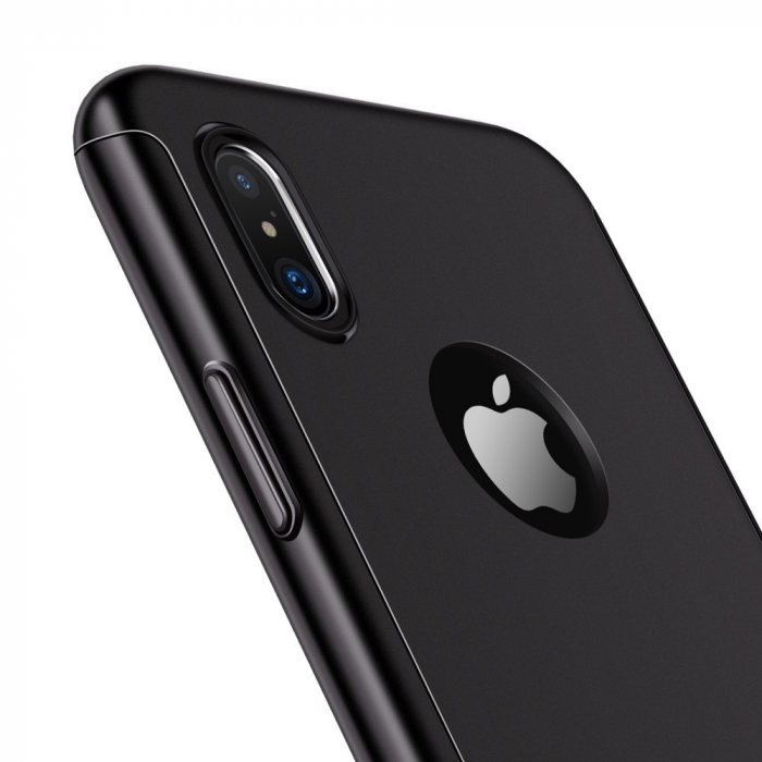Husa Apple iPhone X Joyroom fata + spate Negru [9]