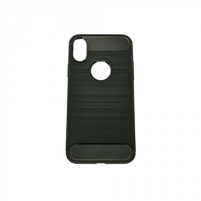 Husa Apple iPhone X Tpu, carbon, Negru [6]