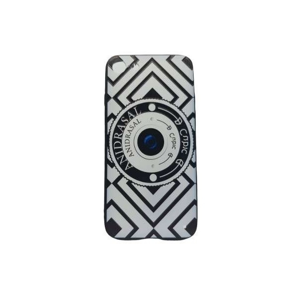 Husa Apple iPhone X/XS Multicolor Model Camera Foto + Popsocket inclus [4]
