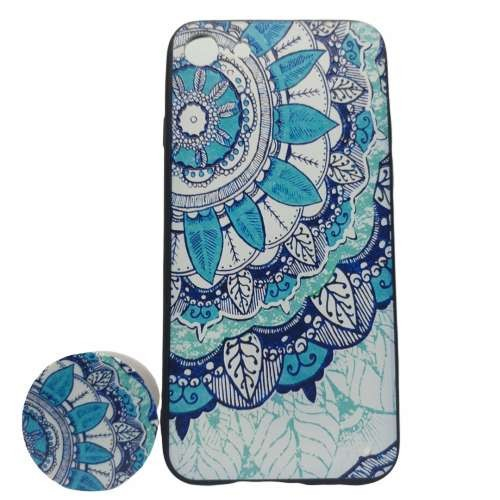 Husa Apple iPhone X/XS Multicolor Model Frunza + Popsocket inclus [2]