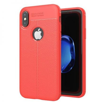 Husa Apple iPhone X Zore TPU moale Rosu [2]