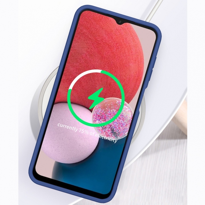 Husa Armor Design cu Stand pentru iPhone 13, Albastru/ Verde, Suport Auto Magnetic, Wireless Charge, Protectie Antisoc, Flippy [3]