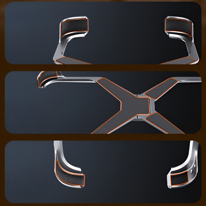 Husa Armor X Compatibila cu iPhone 15, Flippy, Aliaj de Aluminiu, Antisoc, Antizgarieturi, Impermeabila, Margini cu 2 Straturi, Aderent, Montare Usoara, Surubelnita Inclusa, Gri Metalizat [2]