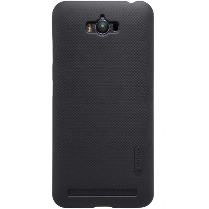 Husa Asus Zenfone Max Nillkin Frosted Shield Negru + Folie de protectie [3]