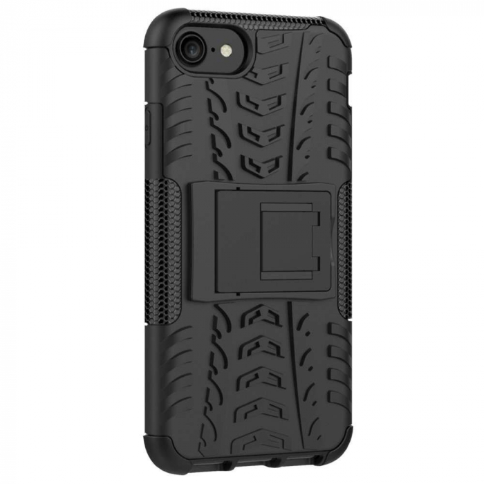 Husa compatibila cu Huawei P Smart 2020 Defender Model 3 cu Suport, Negru [5]