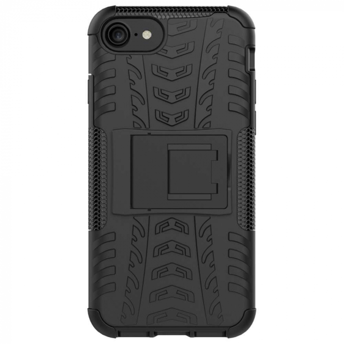 Husa compatibila cu Huawei P Smart 2020 Defender Model 3 cu Suport, Negru [3]