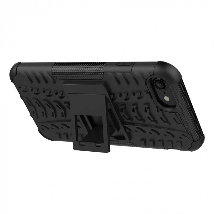 Husa compatibila cu Huawei P Smart 2020 Defender Model 3 cu Suport, Negru [6]