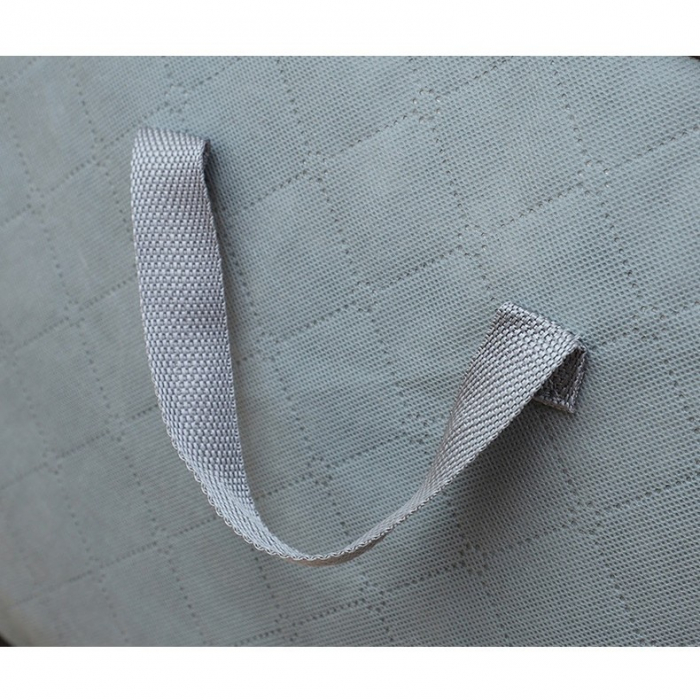 *LICHIDARE STOC* Husa de Depozitare, Flippy, Intrebuintare Multipla, Pliabila, cu Fermoar Bidirectional si Fereastra Laterala Transparenta, Lavabila, 60x40x35 cm, Gri [3]