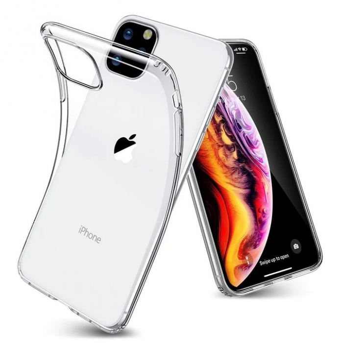 Husa de protectie compatibila cu Apple iPhone 11 Pro, Flippy, Tpu, Transparent [3]