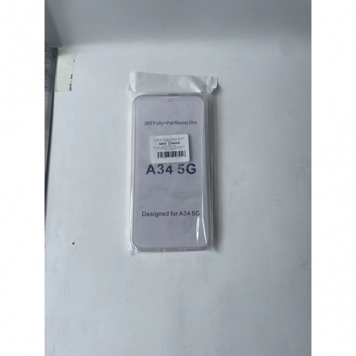 Husa de protectie Flippy 360 grade, PC+TPU+Folie policarbonat, pentru Samsung Galaxy A34 5G , Transparent [7]