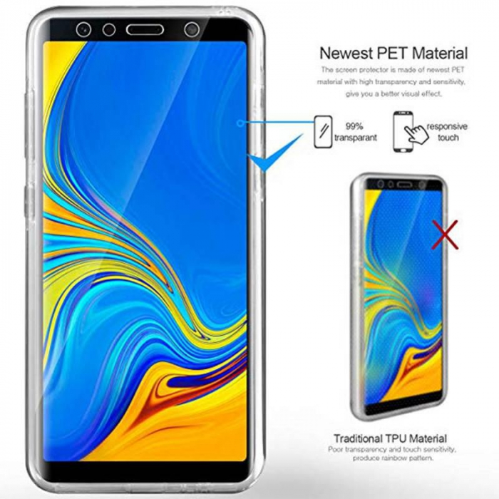 Husa de protectie Flippy 360 grade, PC+TPU+Folie policarbonat, pentru Samsung Galaxy S22 DS 5G , Transparent [4]