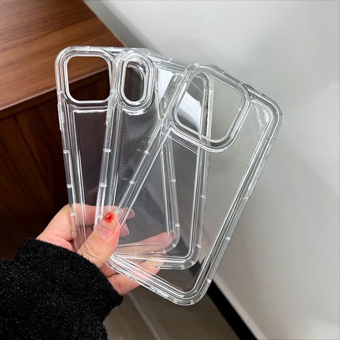 Husa de protectie Flippy, Airbag Shock Absorption, TPU, pentru Apple iPhone 13 , Transparent [3]