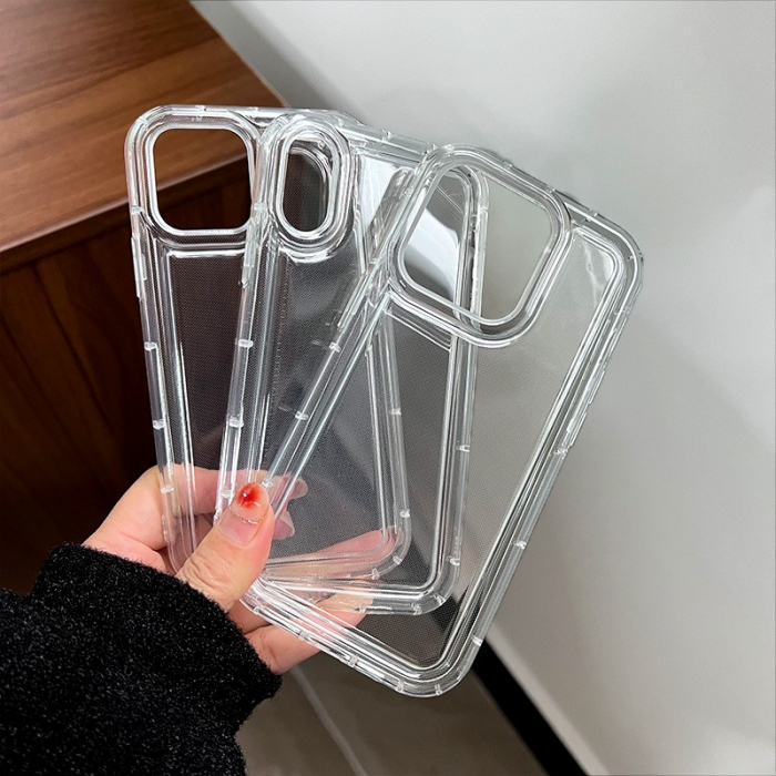 Husa de protectie Flippy, Airbag Shock Absorption, TPU, pentru Apple iPhone 14 , Transparent [8]