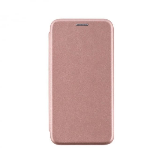 Husa de protectie Flippy compatibila cu Apple iPhone 11 Pro Magnet Book Case Roz-Auriu [1]