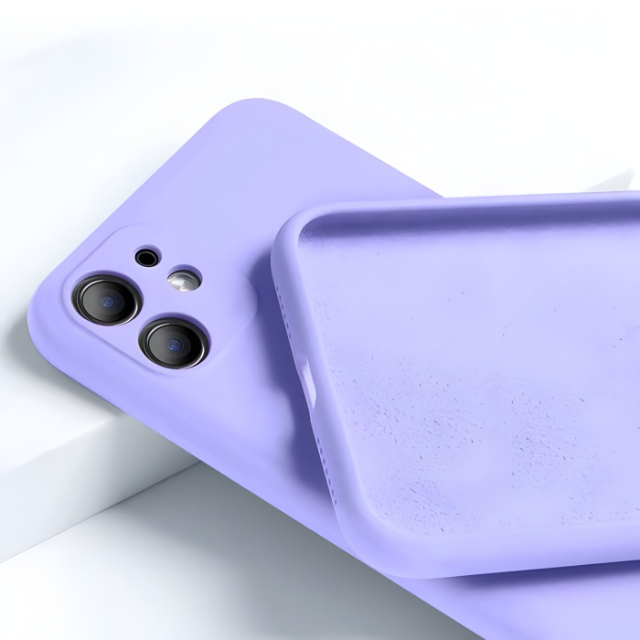 Husa de Protectie Flippy, compatibila cu Apple iPhone 11, Silicon Lichid, Lila [3]