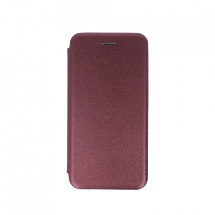Husa de protectie Flippy compatibila cu Apple iPhone 12 Pro Max Magnet Book Case Bordo [1]