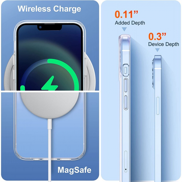 Husa de protectie Flippy compatibila cu Apple iPhone 13 Pro Tpu Transparent [8]