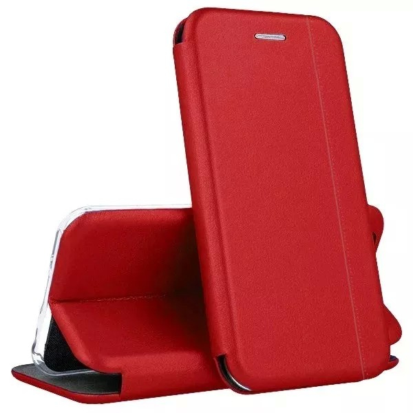 Husa de protectie Flippy compatibila cu Apple iPhone X/XS Magnet Book Case Rosu [8]