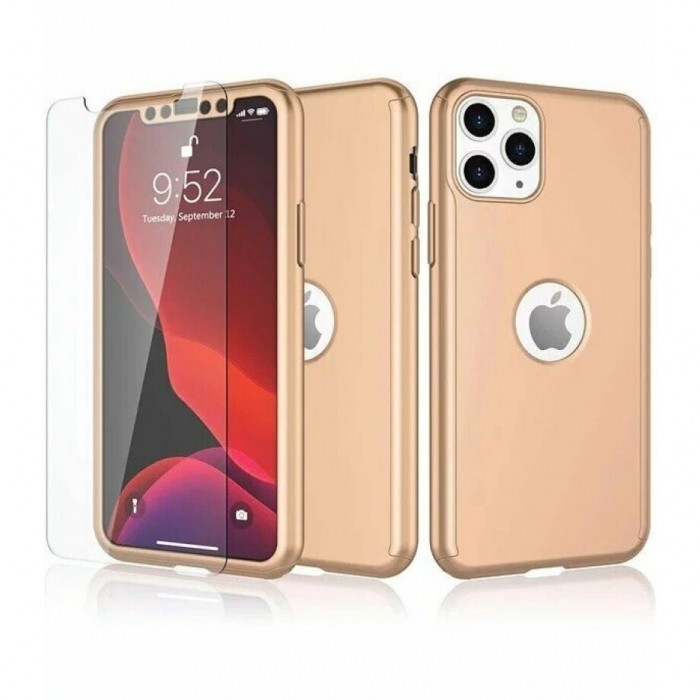 Husa de protectie Flippy compatibila cu Flippy Samsung A32 5G Full Cover 360 Auriu cu Folie de protectie inclusa [5]