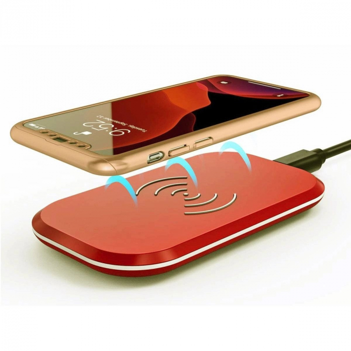 Husa de protectie Flippy compatibila cu Flippy Samsung A32 5G Full Cover 360 Auriu cu Folie de protectie inclusa [4]