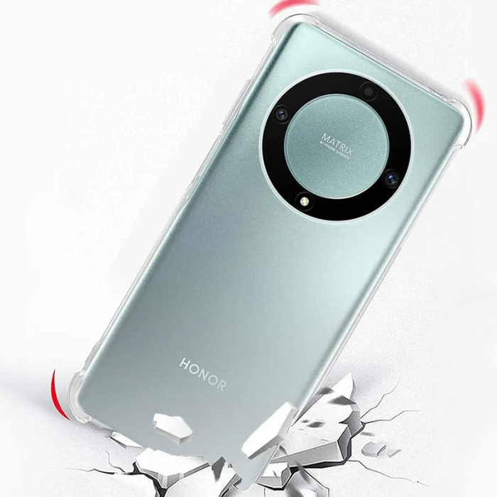 Husa de Protectie, Flippy, Compatibila cu Honor 90 Lite, TPU Antisoc, Protectie Colturi, 1.5 mm Transparent [4]