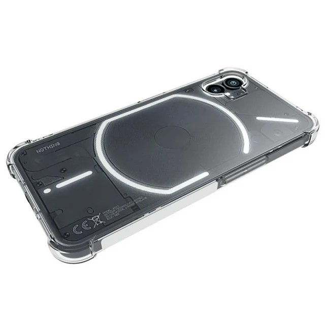 Husa de Protectie, Flippy, Compatibila cu Nothing Phone 2, TPU Antisoc, Protectie Colturi, 1.5 mm Transparent [3]