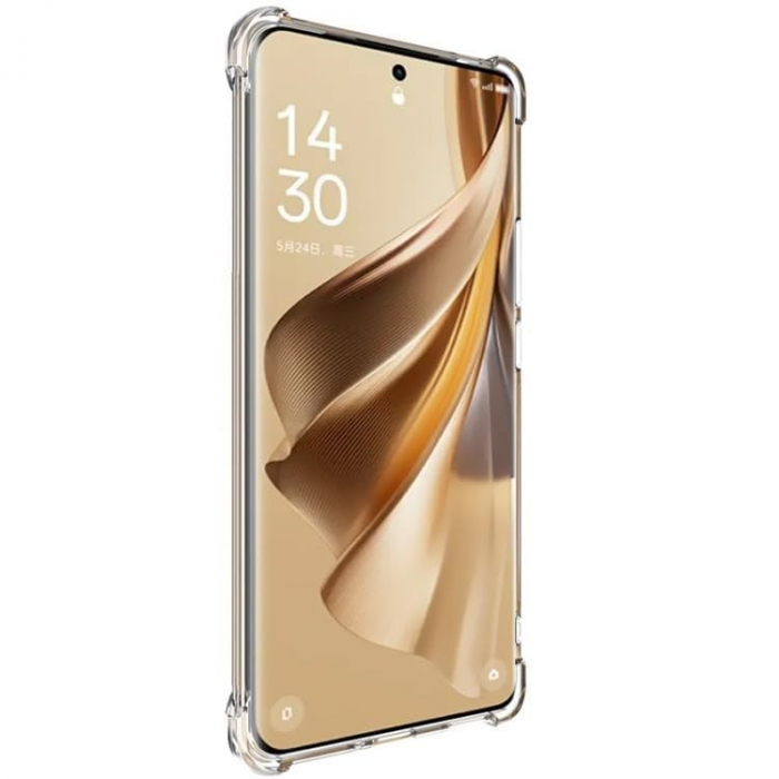 Husa de Protectie, Flippy, Compatibila cu Oppo Reno 10, TPU Antisoc, Protectie Colturi, 1.5 mm Transparent [4]