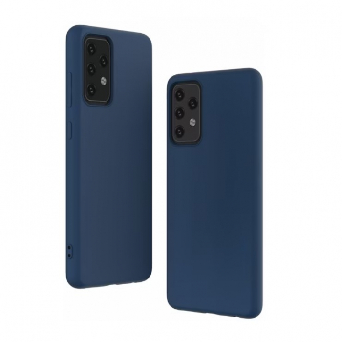 Husa de protectie Flippy compatibila cu Samsung Galaxy A52 Matte Tpu Albastru inchis [4]