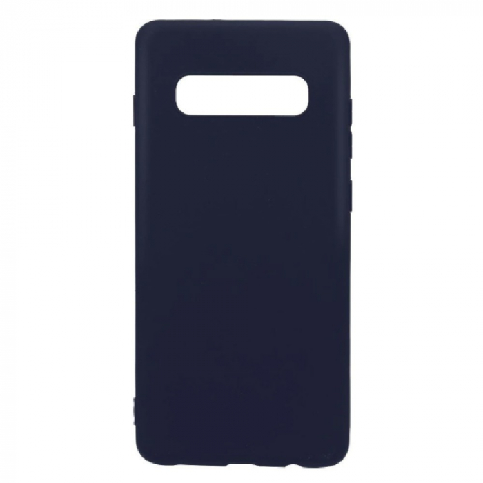 Husa de protectie Flippy compatibila cu Samsung Galaxy S10 Plus Matte Tpu Albastru inchis [1]