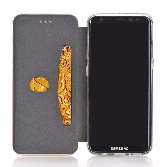 Husa de protectie Flippy compatibila cu Samsung Galaxy S8 Magnet Book Case Rosu [3]