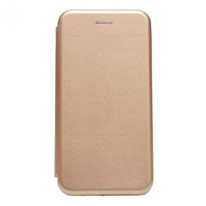 Husa de protectie Flippy compatibila cu Samsung Galaxy S9 Magnet Book Case Auriu [3]