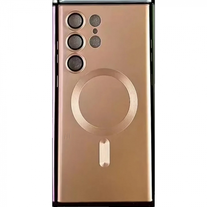 Husa de protectie Flippy, cu incarcare Wireless, Tehnologie Magsafe, pentru Samsung Galaxy S23 Plus , Rose Gold [1]