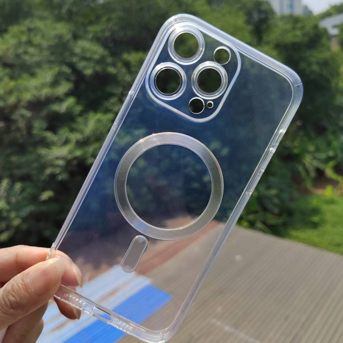 Husa de protectie, Flippy, iPhone 11, Transparenta, Compatibila cu incarcarea wireless MagSafe, Transparenta [2]