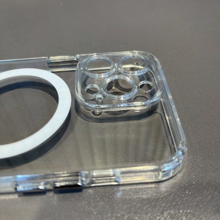 Husa de protectie, Flippy, iPhone 11, Transparenta, Compatibila cu incarcarea wireless MagSafe, Transparenta [4]