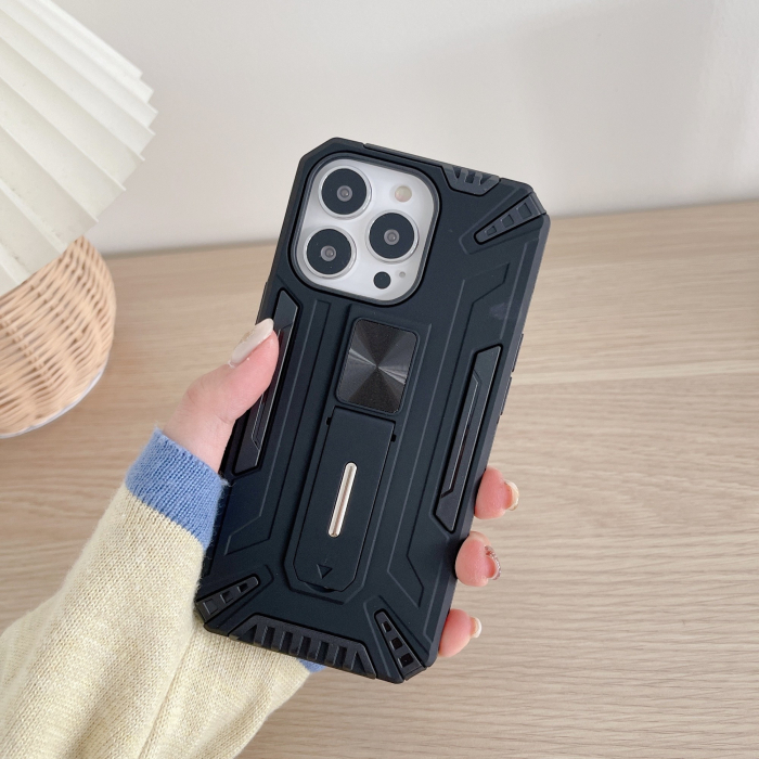 Husa de protectie Flippy pentru Apple iPhone 13 Pro Defender Sergeant Brave cu suport,Negru [2]