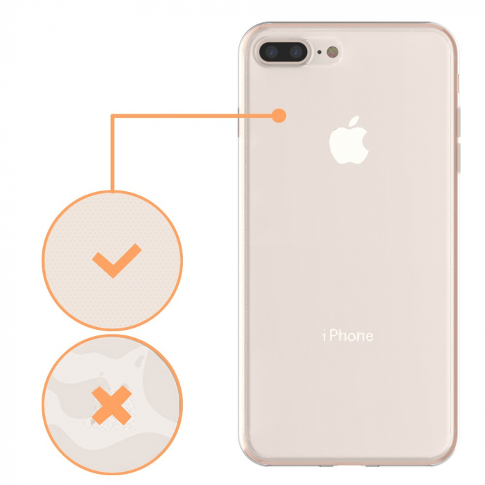 Husa de protectie Flippy® pentru Apple iPhone 7 Plus Full Tpu 360 V2 Transparent [3]