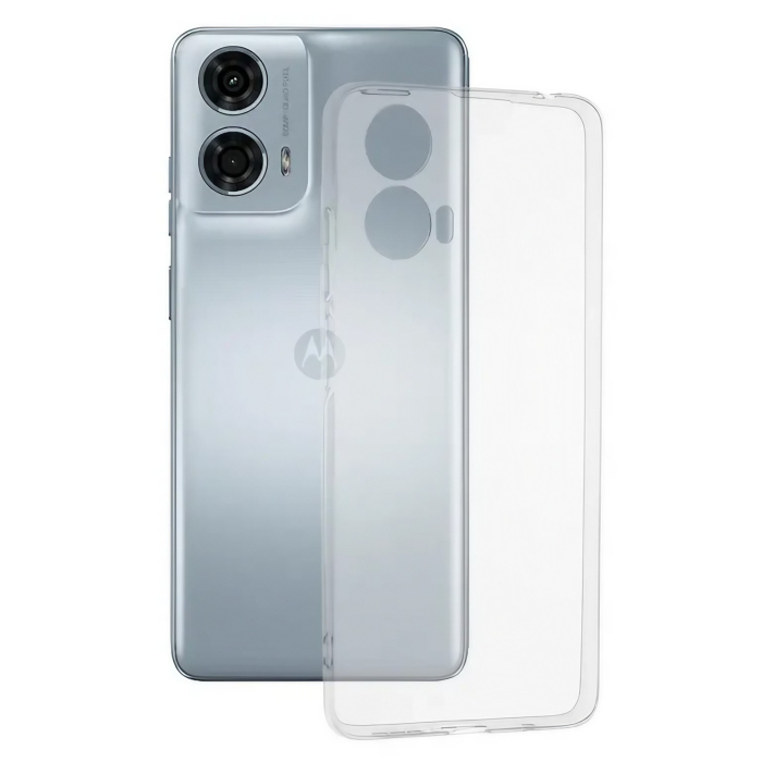 Husa de Protectie, Flippy, pentru Motorola Moto G04, TPU, Antisoc, Rezistenta la Impact, Transparenta [5]