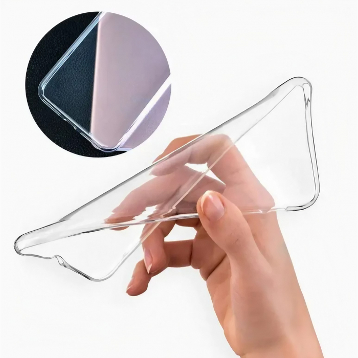 Husa de Protectie, Flippy, pentru Motorola Moto G24, TPU, Antisoc, Rezistenta la Impact, Transparenta [2]