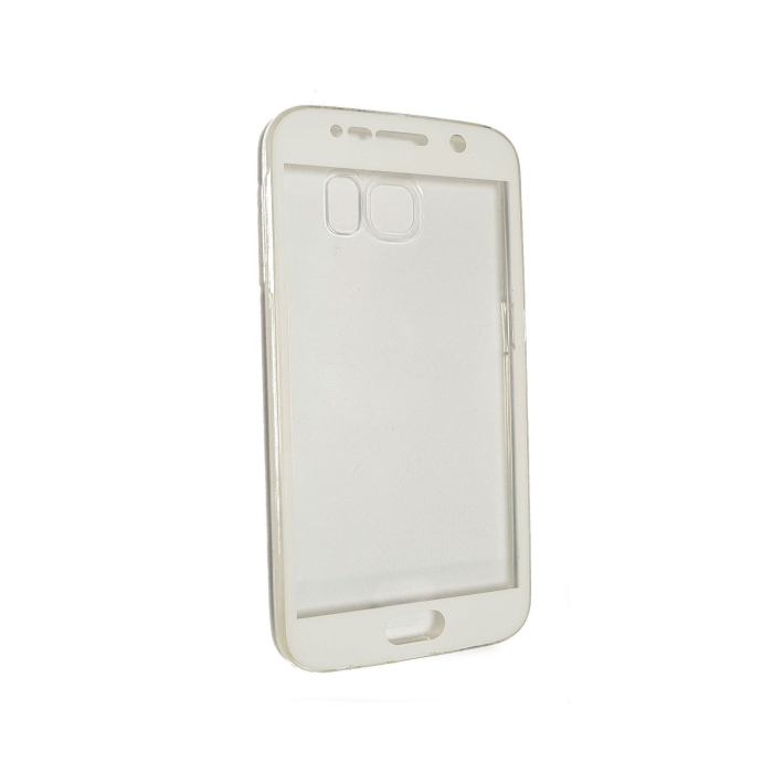 Husa de protectie Flippy® pentru Samsung A3 2017 Full Tpu 360 V2 Transparent cu margini albe [2]