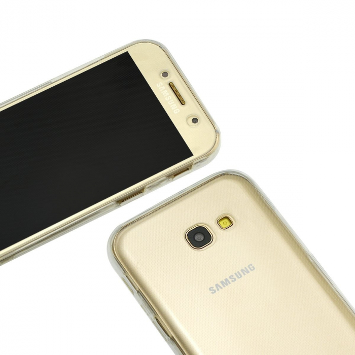 Husa de protectie Flippy® pentru Samsung A7 2017 Full Tpu 360 V2 Transparent [3]