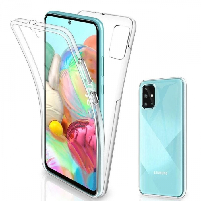Husa de protectie Flippy® pentru Samsung Galaxy A50, Full Tpu 360, Transparent [5]