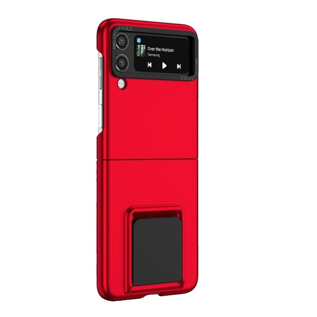 Husa de protectie Flippy, Pliere Tridimensionala, Multifunctionala, PC, pentru Samsung Galaxy Z Flip 4 / Z Flip 4 5G , Rosu [1]