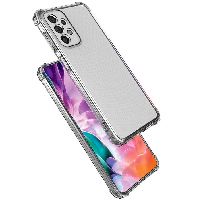 Husa de protectie Flippy, TPU, pentru Samsung A53 5G, Antisoc, Protectie colturi, Rezistenta la impact, Transparenta [1]