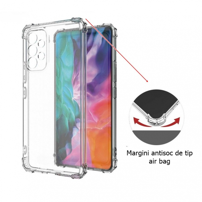 Husa de protectie Flippy, TPU, pentru Samsung A53 5G, Antisoc, Protectie colturi, Rezistenta la impact, Transparenta [4]