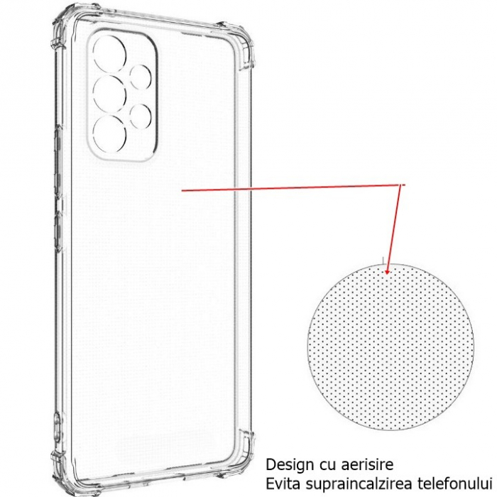 Husa de protectie Flippy, TPU, pentru Samsung A53 5G, Antisoc, Protectie colturi, Rezistenta la impact, Transparenta [5]