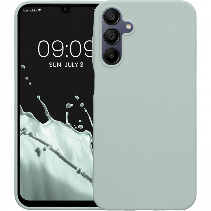 Husa de Protectie Matte TPU, Flippy, pentru Samsung Galaxy A15, Protectie Camera, Antisoc, Antizgariere, Antialunecare, Acoperire Completa, Verde [3]