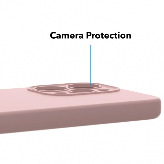Husa de Protectie Matte TPU, Flippy, pentru Xiaomi Redmi 12, Protectie Camera, Antisoc, Antizgariere, Antialunecare, Acoperire Completa, Roz [7]